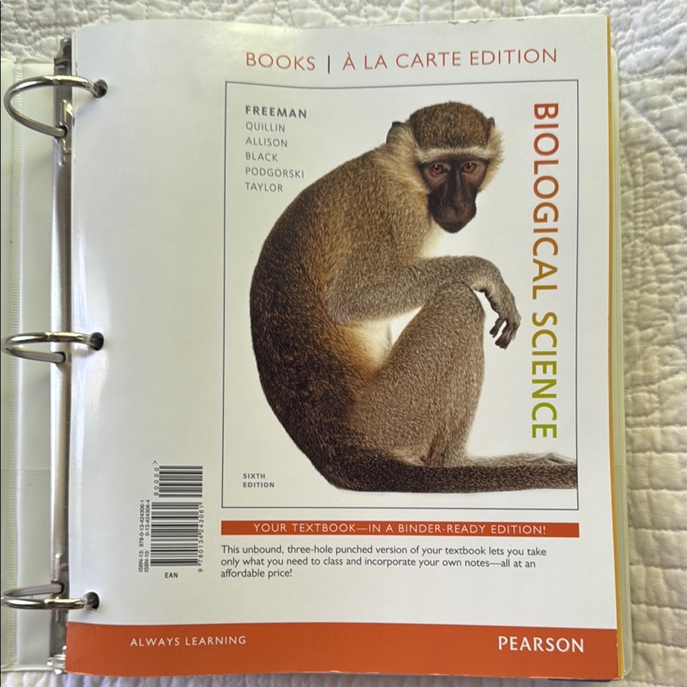 Biological Science Sixth Edition Looseleaf Version
